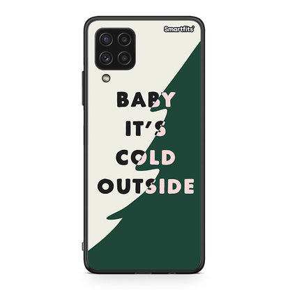 Samsung A22 4G Cold Outside θήκη από τη Smartfits με σχέδιο στο πίσω μέρος και μαύρο περίβλημα | Smartphone case with colorful back and black bezels by Smartfits