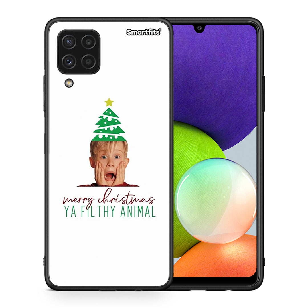 Θήκη Samsung A22 4G Filthy Animal από τη Smartfits με σχέδιο στο πίσω μέρος και μαύρο περίβλημα | Samsung A22 4G Filthy Animal case with colorful back and black bezels