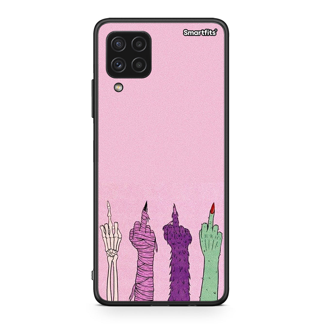 Samsung A22 4G Halloween Be A Lady Θήκη από τη Smartfits με σχέδιο στο πίσω μέρος και μαύρο περίβλημα | Smartphone case with colorful back and black bezels by Smartfits