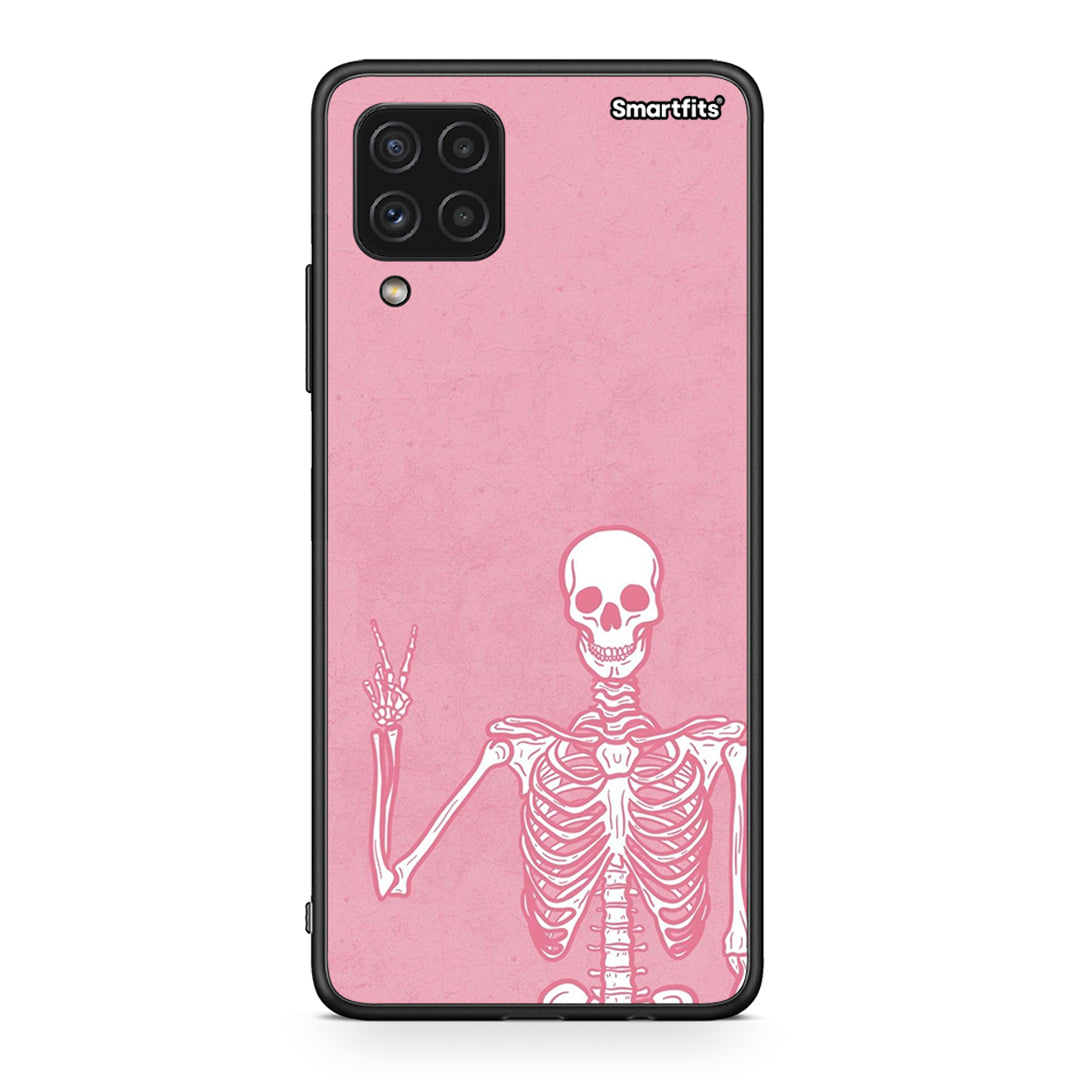Samsung A22 4G Halloween Motivation Θήκη από τη Smartfits με σχέδιο στο πίσω μέρος και μαύρο περίβλημα | Smartphone case with colorful back and black bezels by Smartfits