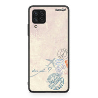 Thumbnail for Samsung A22 4G Where Next Θήκη από τη Smartfits με σχέδιο στο πίσω μέρος και μαύρο περίβλημα | Smartphone case with colorful back and black bezels by Smartfits