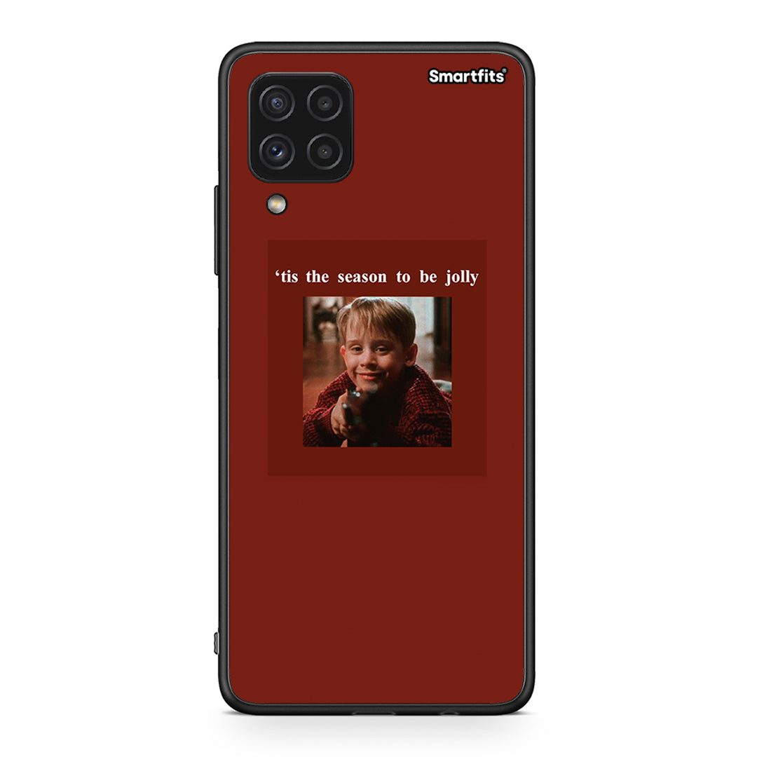 Samsung A22 4G Xmas Ultimate Spirit θήκη από τη Smartfits με σχέδιο στο πίσω μέρος και μαύρο περίβλημα | Smartphone case with colorful back and black bezels by Smartfits
