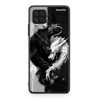 Thumbnail for Samsung A22 4G Yin Yang Θήκη από τη Smartfits με σχέδιο στο πίσω μέρος και μαύρο περίβλημα | Smartphone case with colorful back and black bezels by Smartfits