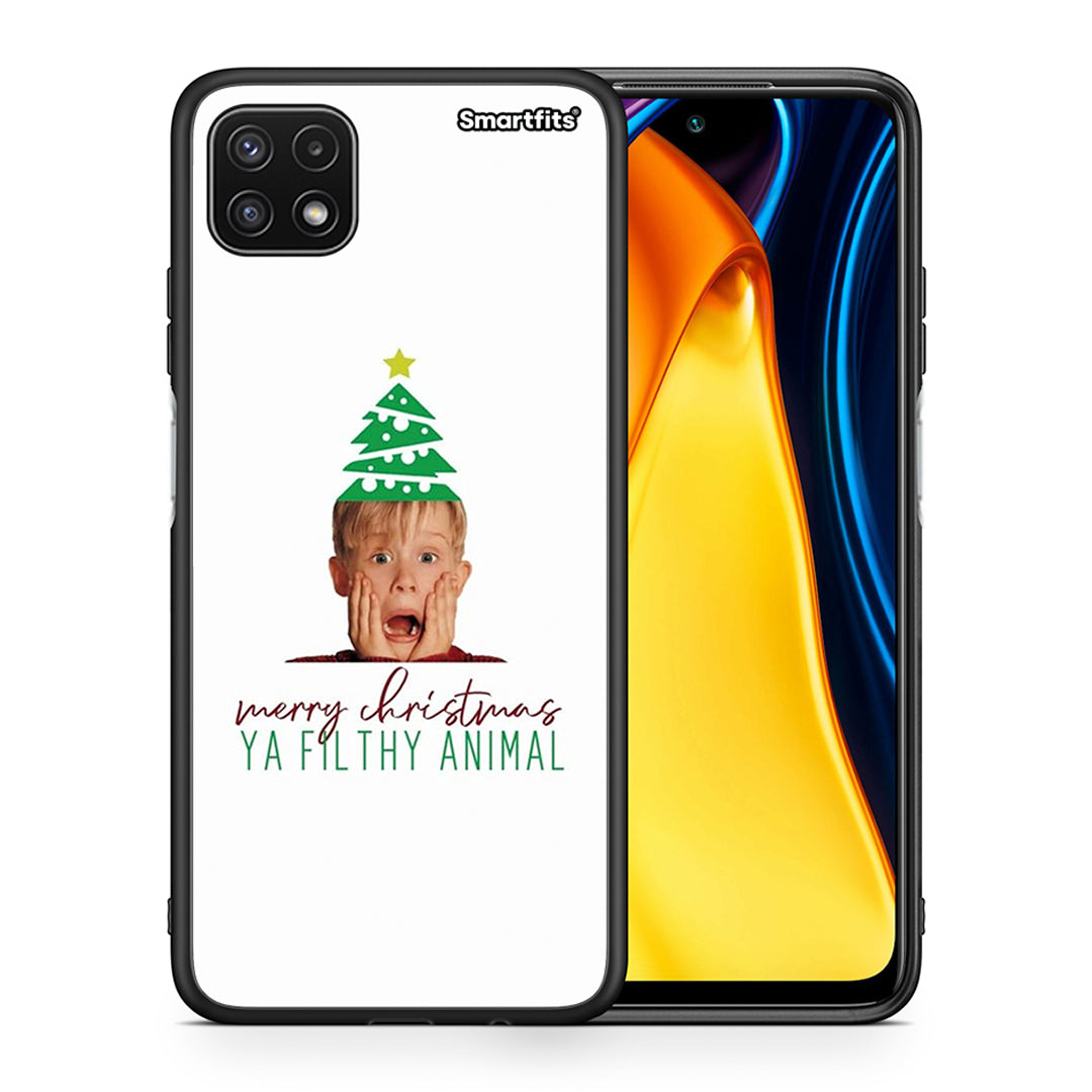Θήκη Samsung A22 5G Filthy Animal από τη Smartfits με σχέδιο στο πίσω μέρος και μαύρο περίβλημα | Samsung A22 5G Filthy Animal case with colorful back and black bezels