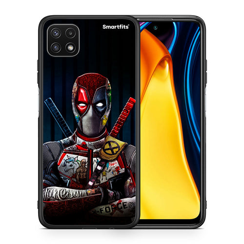 Θήκη Samsung A22 5G Funny Guy από τη Smartfits με σχέδιο στο πίσω μέρος και μαύρο περίβλημα | Samsung A22 5G Funny Guy case with colorful back and black bezels