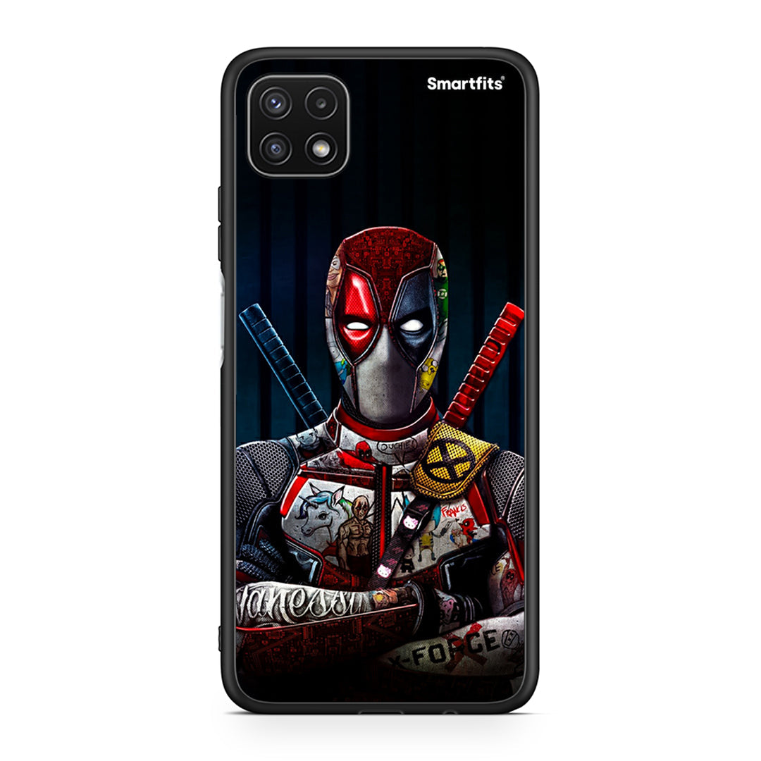Samsung A22 5G Funny Guy θήκη από τη Smartfits με σχέδιο στο πίσω μέρος και μαύρο περίβλημα | Smartphone case with colorful back and black bezels by Smartfits