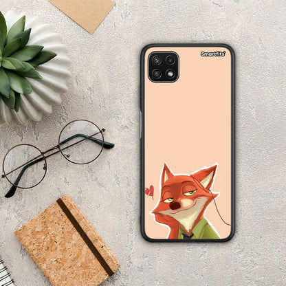 Nick Wilde And Judy Hopps Love 1 - Samsung Galaxy A22 5G θήκη