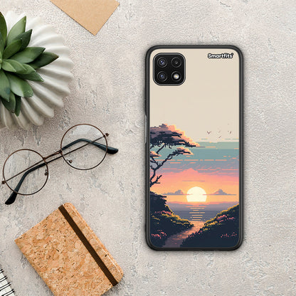 Pixel Sunset - Samsung Galaxy A22 5G θήκη
