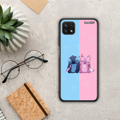 Stitch And Angel - Samsung Galaxy A22 5G θήκη