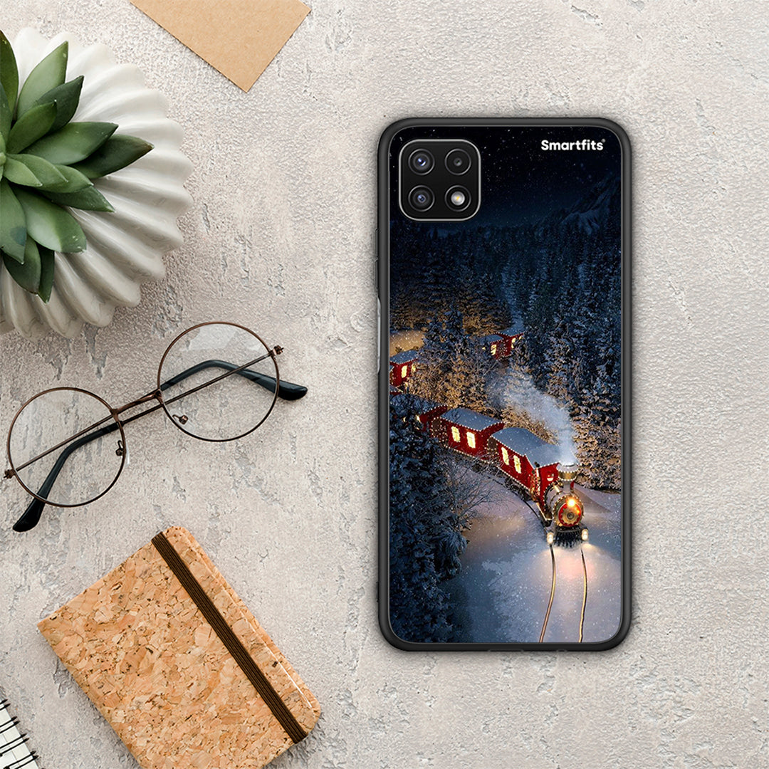 Xmas Train - Samsung Galaxy A22 5G θήκη