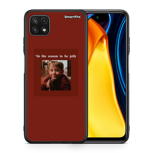 Θήκη Samsung A22 5G Xmas Ultimate Spirit από τη Smartfits με σχέδιο στο πίσω μέρος και μαύρο περίβλημα | Samsung A22 5G Xmas Ultimate Spirit case with colorful back and black bezels