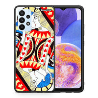 Thumbnail for Θήκη Samsung A23 Card Love από τη Smartfits με σχέδιο στο πίσω μέρος και μαύρο περίβλημα | Samsung A23 Card Love case with colorful back and black bezels
