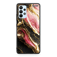 Thumbnail for Samsung A23 Glamorous Pink Marble θήκη από τη Smartfits με σχέδιο στο πίσω μέρος και μαύρο περίβλημα | Smartphone case with colorful back and black bezels by Smartfits