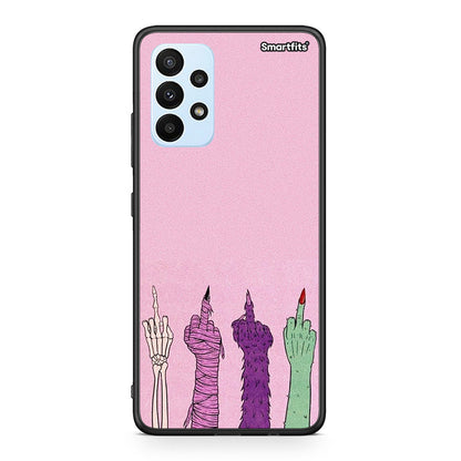 Samsung A23 Halloween Be A Lady Θήκη από τη Smartfits με σχέδιο στο πίσω μέρος και μαύρο περίβλημα | Smartphone case with colorful back and black bezels by Smartfits