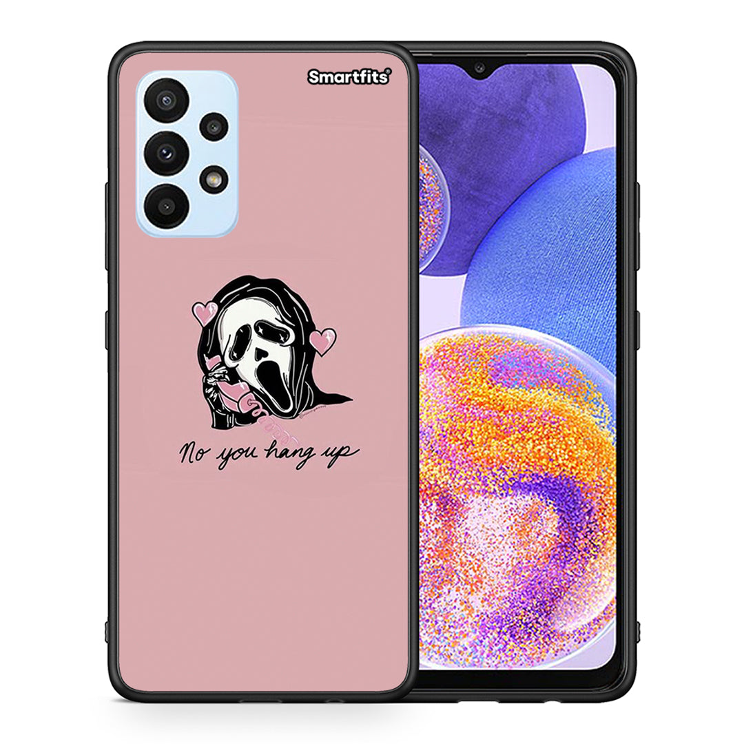 Θήκη Samsung A23 Halloween Hang Up από τη Smartfits με σχέδιο στο πίσω μέρος και μαύρο περίβλημα | Samsung A23 Halloween Hang Up case with colorful back and black bezels