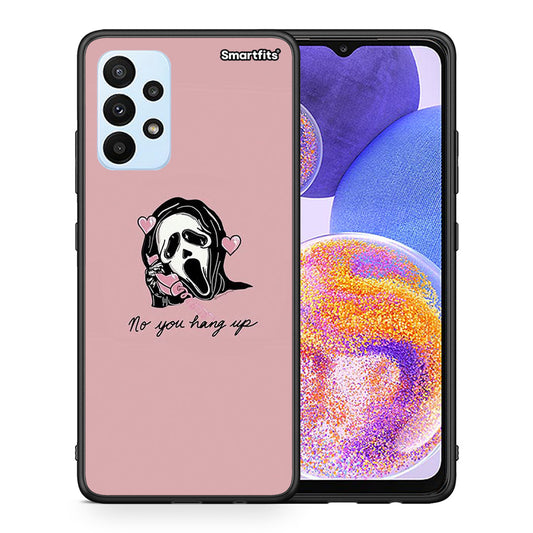 Θήκη Samsung A23 Halloween Hang Up από τη Smartfits με σχέδιο στο πίσω μέρος και μαύρο περίβλημα | Samsung A23 Halloween Hang Up case with colorful back and black bezels