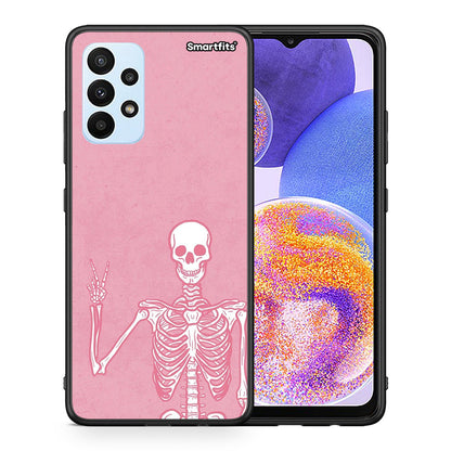 Θήκη Samsung A23 Halloween Motivation από τη Smartfits με σχέδιο στο πίσω μέρος και μαύρο περίβλημα | Samsung A23 Halloween Motivation case with colorful back and black bezels