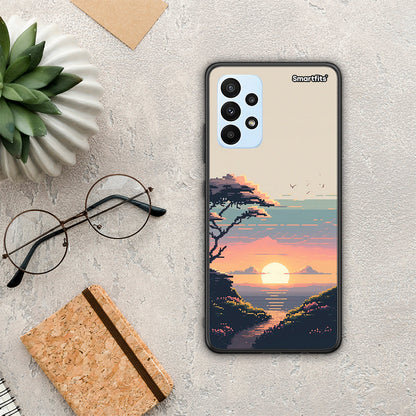 Pixel Sunset - Samsung Galaxy A23 θήκη