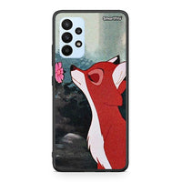 Thumbnail for Samsung A23 Tod And Vixey Love 2 θήκη από τη Smartfits με σχέδιο στο πίσω μέρος και μαύρο περίβλημα | Smartphone case with colorful back and black bezels by Smartfits