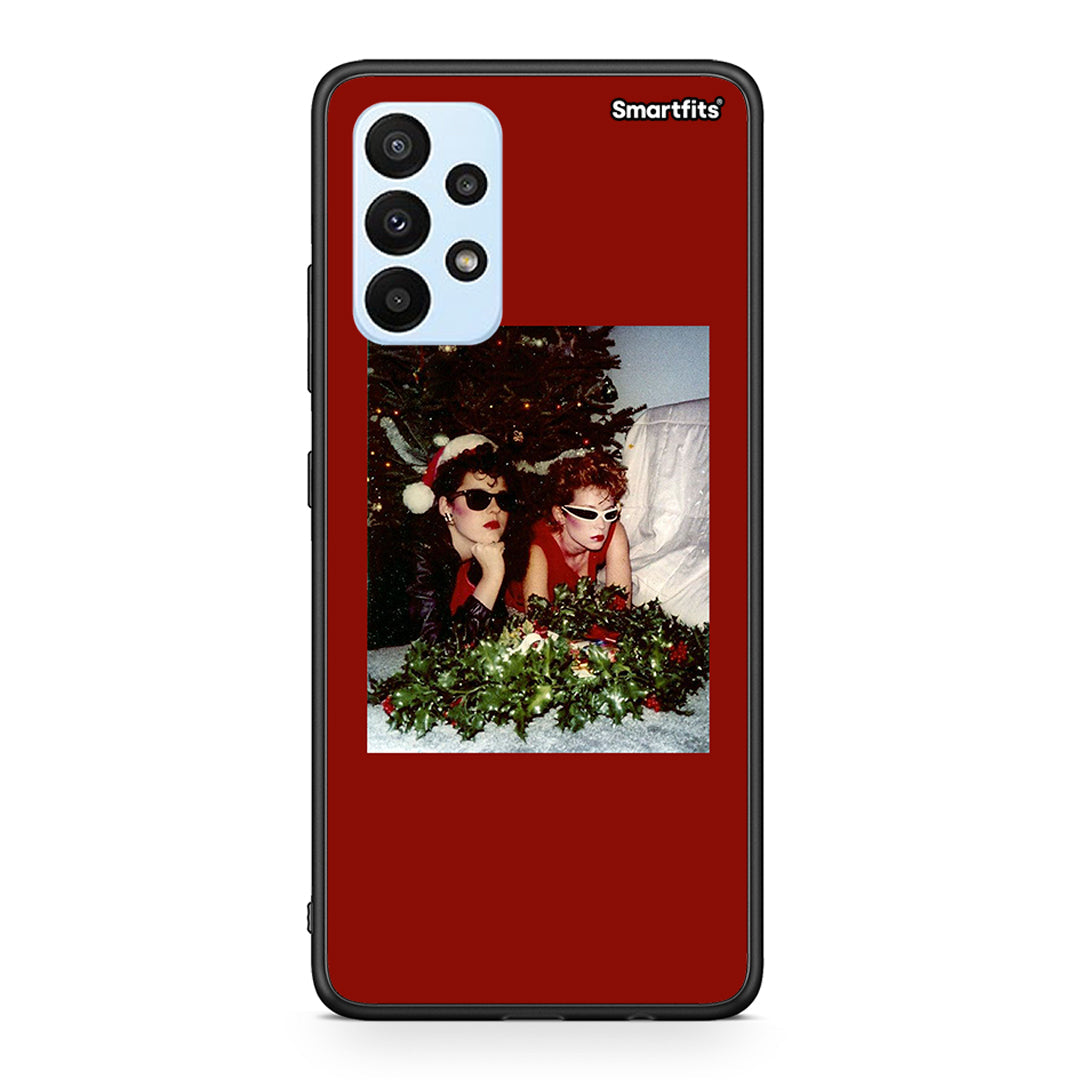 Samsung A23 Waiting For Xmas θήκη από τη Smartfits με σχέδιο στο πίσω μέρος και μαύρο περίβλημα | Smartphone case with colorful back and black bezels by Smartfits