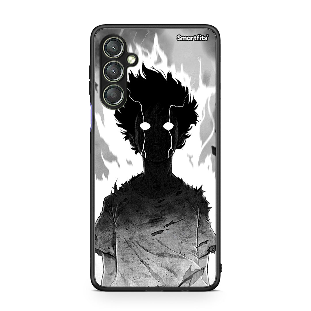 Θήκη Samsung Galaxy A24 4G Anime Boy από τη Smartfits με σχέδιο στο πίσω μέρος και μαύρο περίβλημα | Samsung Galaxy A24 4G Anime Boy Case with Colorful Back and Black Bezels