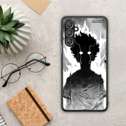 Θήκη Samsung Galaxy A24 4G Anime Boy από τη Smartfits με σχέδιο στο πίσω μέρος και μαύρο περίβλημα | Samsung Galaxy A24 4G Anime Boy Case with Colorful Back and Black Bezels
