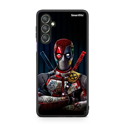 Θήκη Samsung Galaxy A24 4G Funny Guy από τη Smartfits με σχέδιο στο πίσω μέρος και μαύρο περίβλημα | Samsung Galaxy A24 4G Funny Guy Case with Colorful Back and Black Bezels