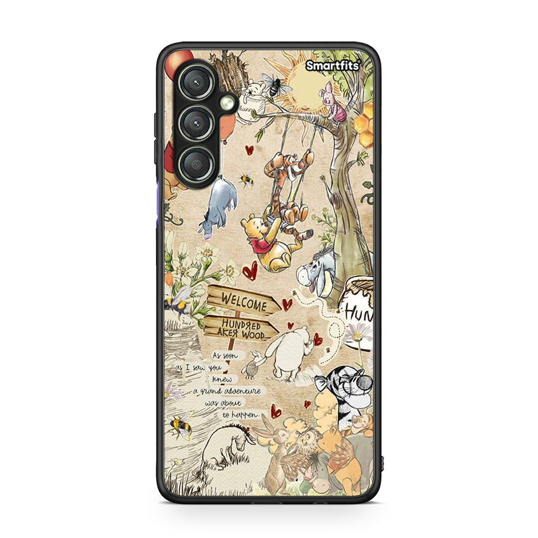 Θήκη Samsung Galaxy A24 4G Happy Friends από τη Smartfits με σχέδιο στο πίσω μέρος και μαύρο περίβλημα | Samsung Galaxy A24 4G Happy Friends Case with Colorful Back and Black Bezels