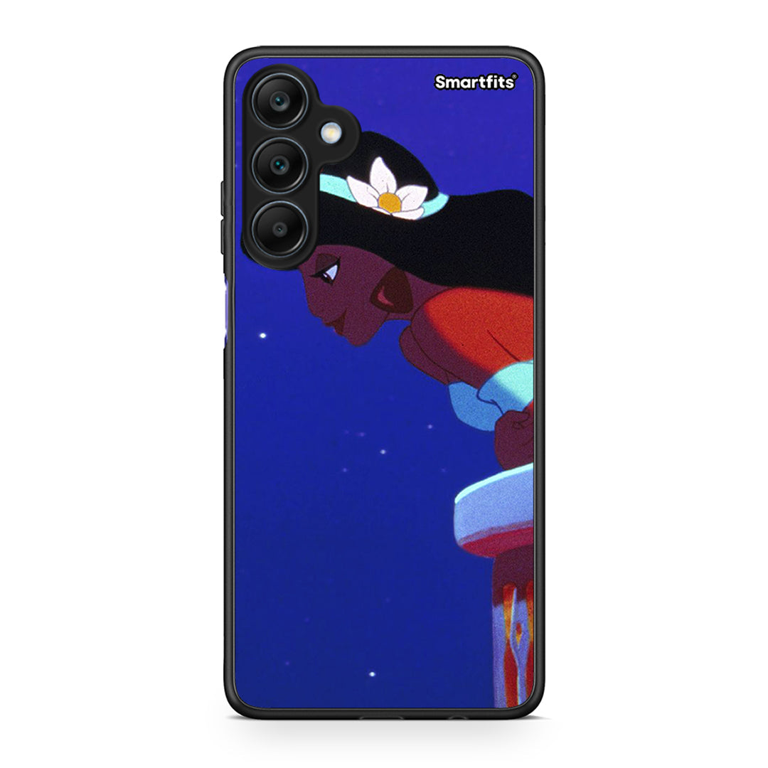 Samsung Galaxy A25 5G Alladin And Jasmine Love 2 θήκη από τη Smartfits με σχέδιο στο πίσω μέρος και μαύρο περίβλημα | Smartphone case with colorful back and black bezels by Smartfits
