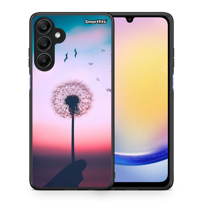 Θήκη Samsung Galaxy A25 5G Wish Boho από τη Smartfits με σχέδιο στο πίσω μέρος και μαύρο περίβλημα | Samsung Galaxy A25 5G Wish Boho case with colorful back and black bezels
