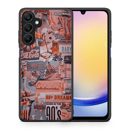 Θήκη Samsung Galaxy A25 5G Born In 90s από τη Smartfits με σχέδιο στο πίσω μέρος και μαύρο περίβλημα | Samsung Galaxy A25 5G Born In 90s case with colorful back and black bezels