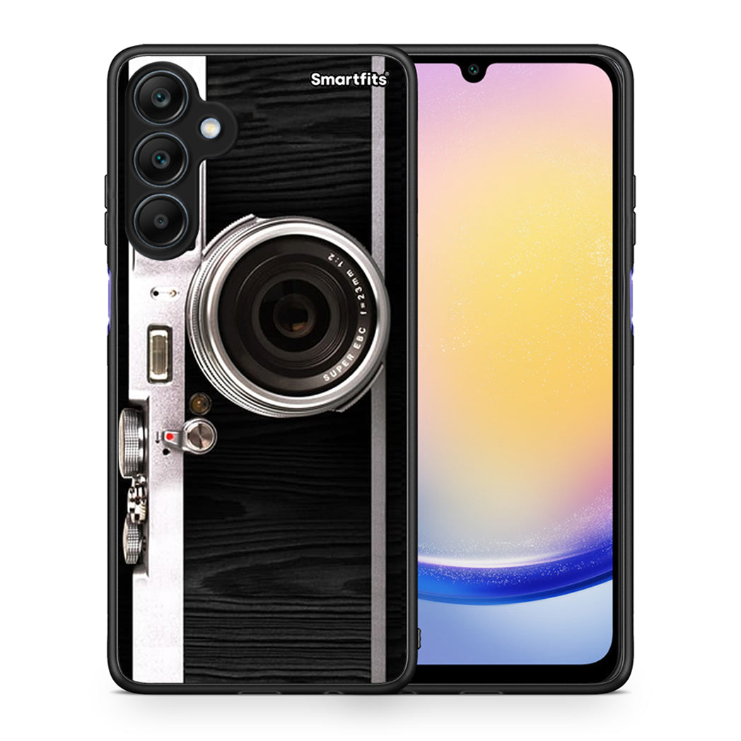 Θήκη Samsung Galaxy A25 5G Emily In Paris από τη Smartfits με σχέδιο στο πίσω μέρος και μαύρο περίβλημα | Samsung Galaxy A25 5G Emily In Paris case with colorful back and black bezels