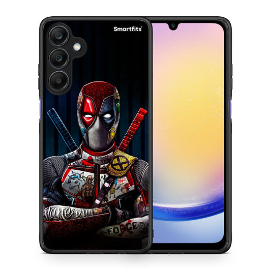 Θήκη Samsung Galaxy A25 5G Funny Guy από τη Smartfits με σχέδιο στο πίσω μέρος και μαύρο περίβλημα | Samsung Galaxy A25 5G Funny Guy case with colorful back and black bezels