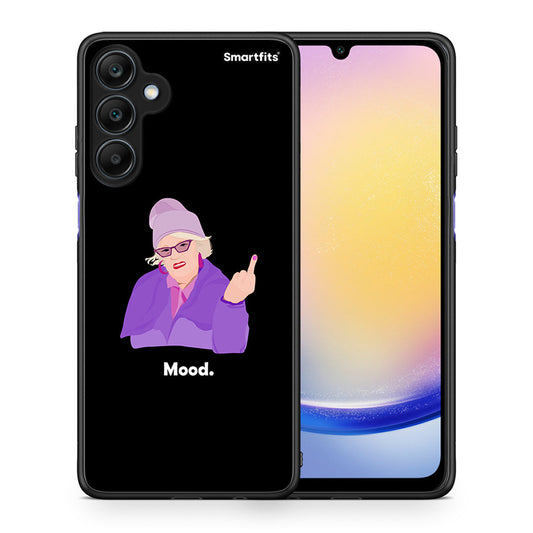 Θήκη Samsung Galaxy A25 5G Grandma Mood Black από τη Smartfits με σχέδιο στο πίσω μέρος και μαύρο περίβλημα | Samsung Galaxy A25 5G Grandma Mood Black case with colorful back and black bezels