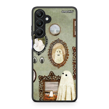 Samsung Galaxy A25 5G Halloween Ghost Season Θήκη από τη Smartfits με σχέδιο στο πίσω μέρος και μαύρο περίβλημα | Smartphone case with colorful back and black bezels by Smartfits