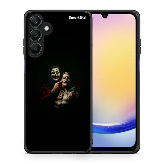 Θήκη Samsung Galaxy A25 5G Clown Hero από τη Smartfits με σχέδιο στο πίσω μέρος και μαύρο περίβλημα | Samsung Galaxy A25 5G Clown Hero case with colorful back and black bezels