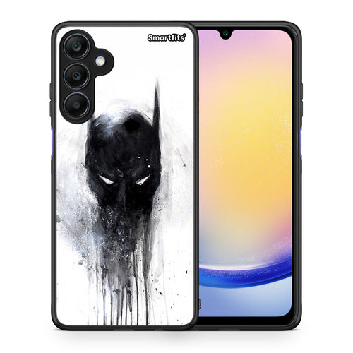 Θήκη Samsung Galaxy A25 5G Paint Bat Hero από τη Smartfits με σχέδιο στο πίσω μέρος και μαύρο περίβλημα | Samsung Galaxy A25 5G Paint Bat Hero case with colorful back and black bezels