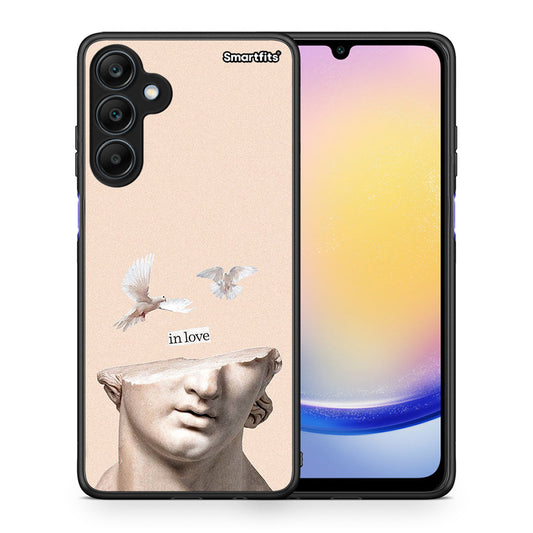 Θήκη Samsung Galaxy A25 5G In Love από τη Smartfits με σχέδιο στο πίσω μέρος και μαύρο περίβλημα | Samsung Galaxy A25 5G In Love case with colorful back and black bezels