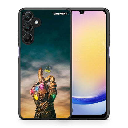 Θήκη Samsung Galaxy A25 5G Infinity Snap από τη Smartfits με σχέδιο στο πίσω μέρος και μαύρο περίβλημα | Samsung Galaxy A25 5G Infinity Snap case with colorful back and black bezels