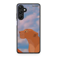 Thumbnail for Samsung Galaxy A25 5G Lion Love 2 Θήκη Αγίου Βαλεντίνου από τη Smartfits με σχέδιο στο πίσω μέρος και μαύρο περίβλημα | Smartphone case with colorful back and black bezels by Smartfits