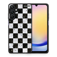 Thumbnail for Θήκη Samsung Galaxy A25 5G Square Geometric Marble από τη Smartfits με σχέδιο στο πίσω μέρος και μαύρο περίβλημα | Samsung Galaxy A25 5G Square Geometric Marble case with colorful back and black bezels