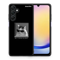 Thumbnail for Θήκη Samsung Galaxy A25 5G Meme Cat από τη Smartfits με σχέδιο στο πίσω μέρος και μαύρο περίβλημα | Samsung Galaxy A25 5G Meme Cat case with colorful back and black bezels