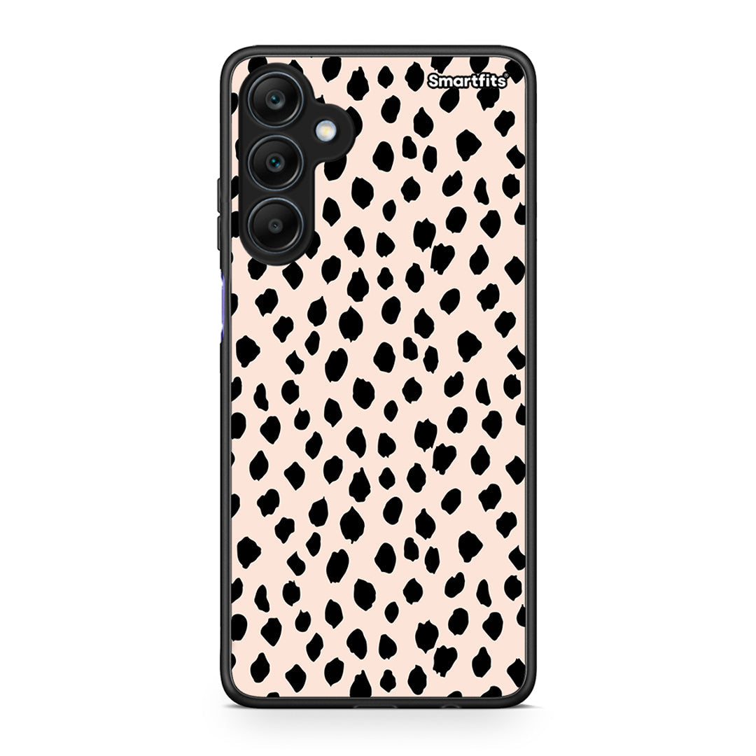 Samsung Galaxy A25 5G New Polka Dots θήκη από τη Smartfits με σχέδιο στο πίσω μέρος και μαύρο περίβλημα | Smartphone case with colorful back and black bezels by Smartfits