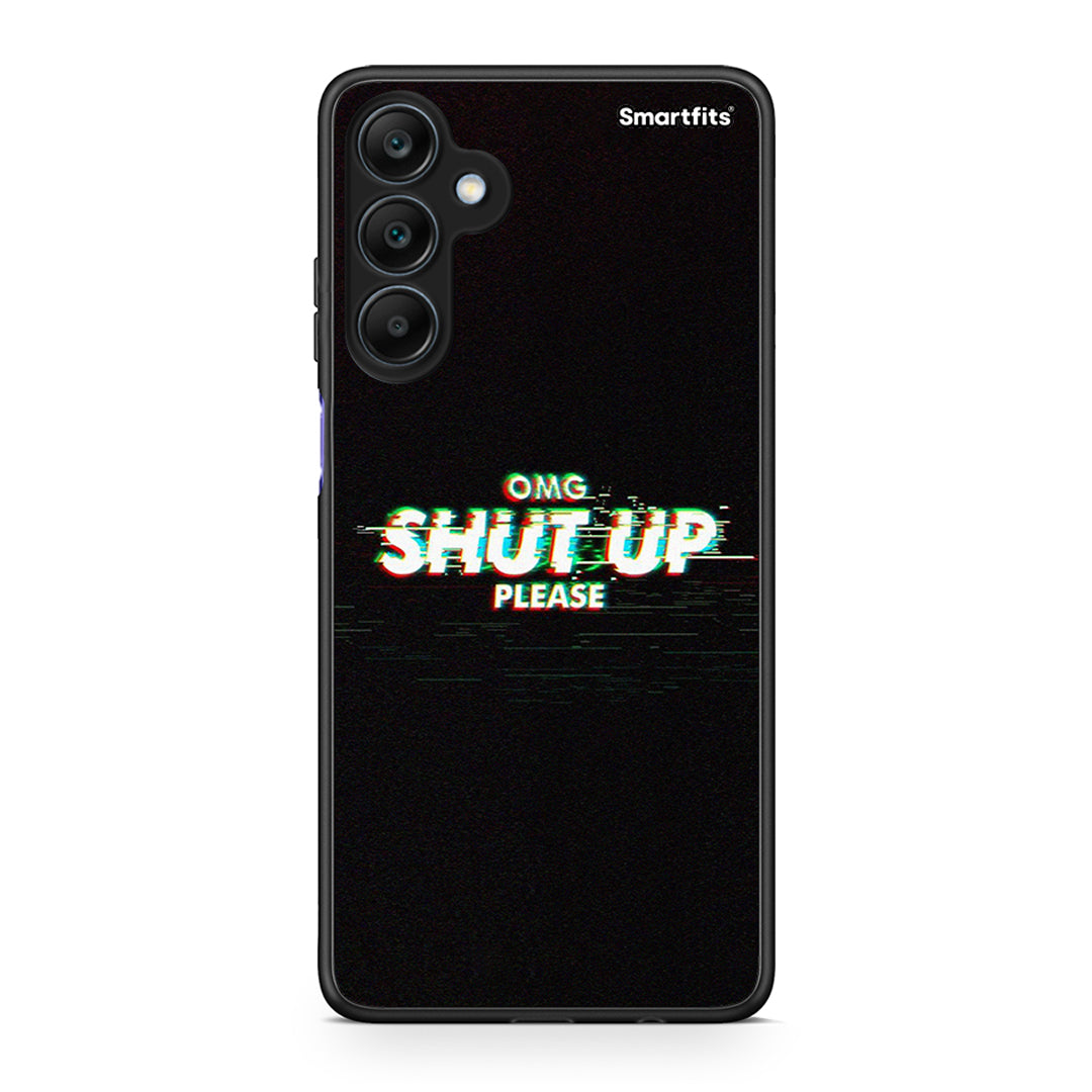 Samsung Galaxy A25 5G OMG ShutUp θήκη από τη Smartfits με σχέδιο στο πίσω μέρος και μαύρο περίβλημα | Smartphone case with colorful back and black bezels by Smartfits