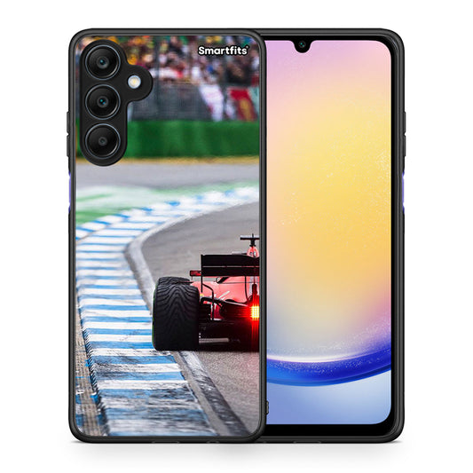 Θήκη Samsung Galaxy A25 5G Racing Vibes από τη Smartfits με σχέδιο στο πίσω μέρος και μαύρο περίβλημα | Samsung Galaxy A25 5G Racing Vibes case with colorful back and black bezels