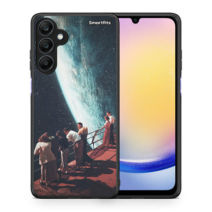 Θήκη Samsung Galaxy A25 5G Surreal View από τη Smartfits με σχέδιο στο πίσω μέρος και μαύρο περίβλημα | Samsung Galaxy A25 5G Surreal View case with colorful back and black bezels