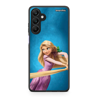 Samsung Galaxy A25 5G Tangled 2 Θήκη Αγίου Βαλεντίνου από τη Smartfits με σχέδιο στο πίσω μέρος και μαύρο περίβλημα | Smartphone case with colorful back and black bezels by Smartfits