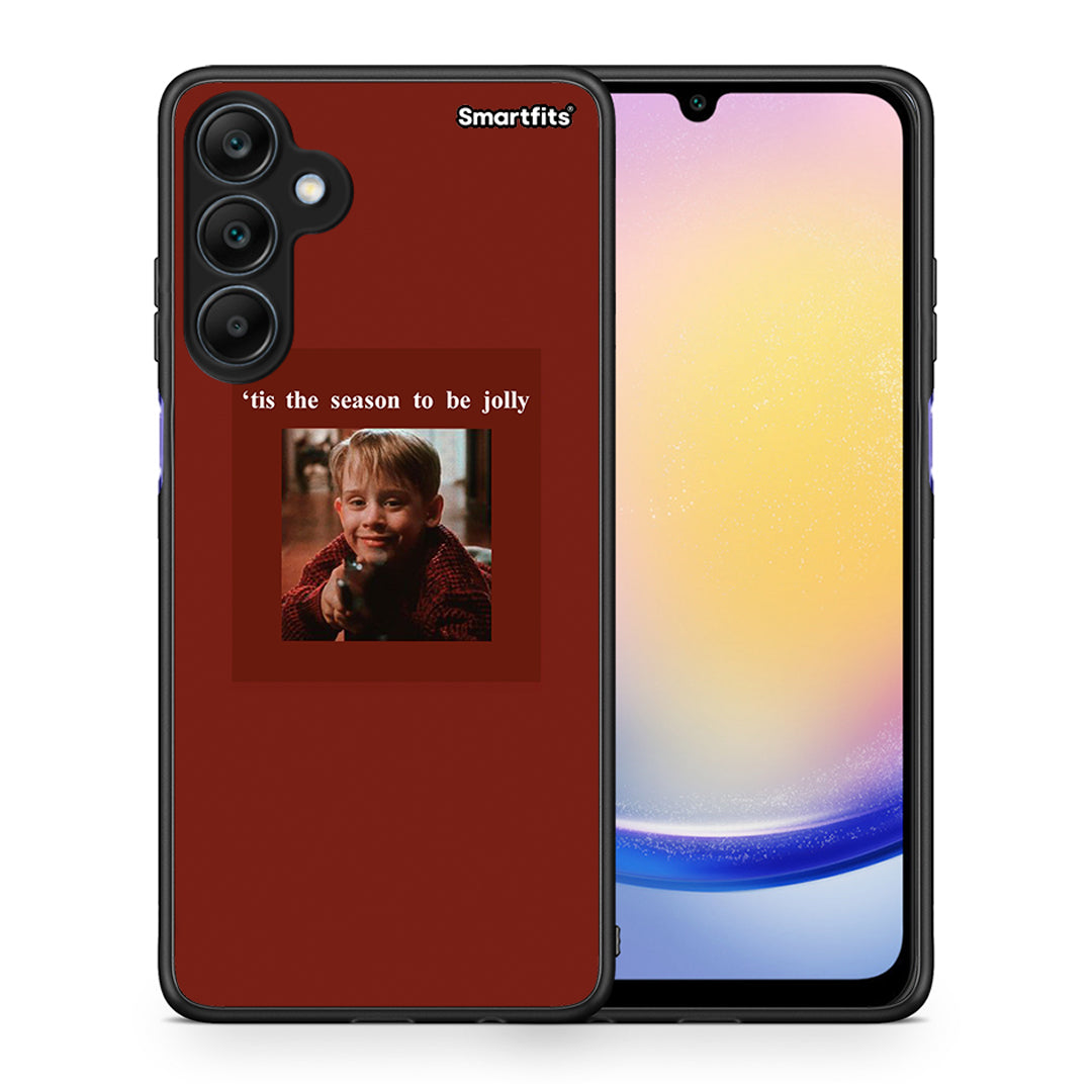 Θήκη Samsung Galaxy A25 5G Xmas Ultimate Spirit από τη Smartfits με σχέδιο στο πίσω μέρος και μαύρο περίβλημα | Samsung Galaxy A25 5G Xmas Ultimate Spirit case with colorful back and black bezels