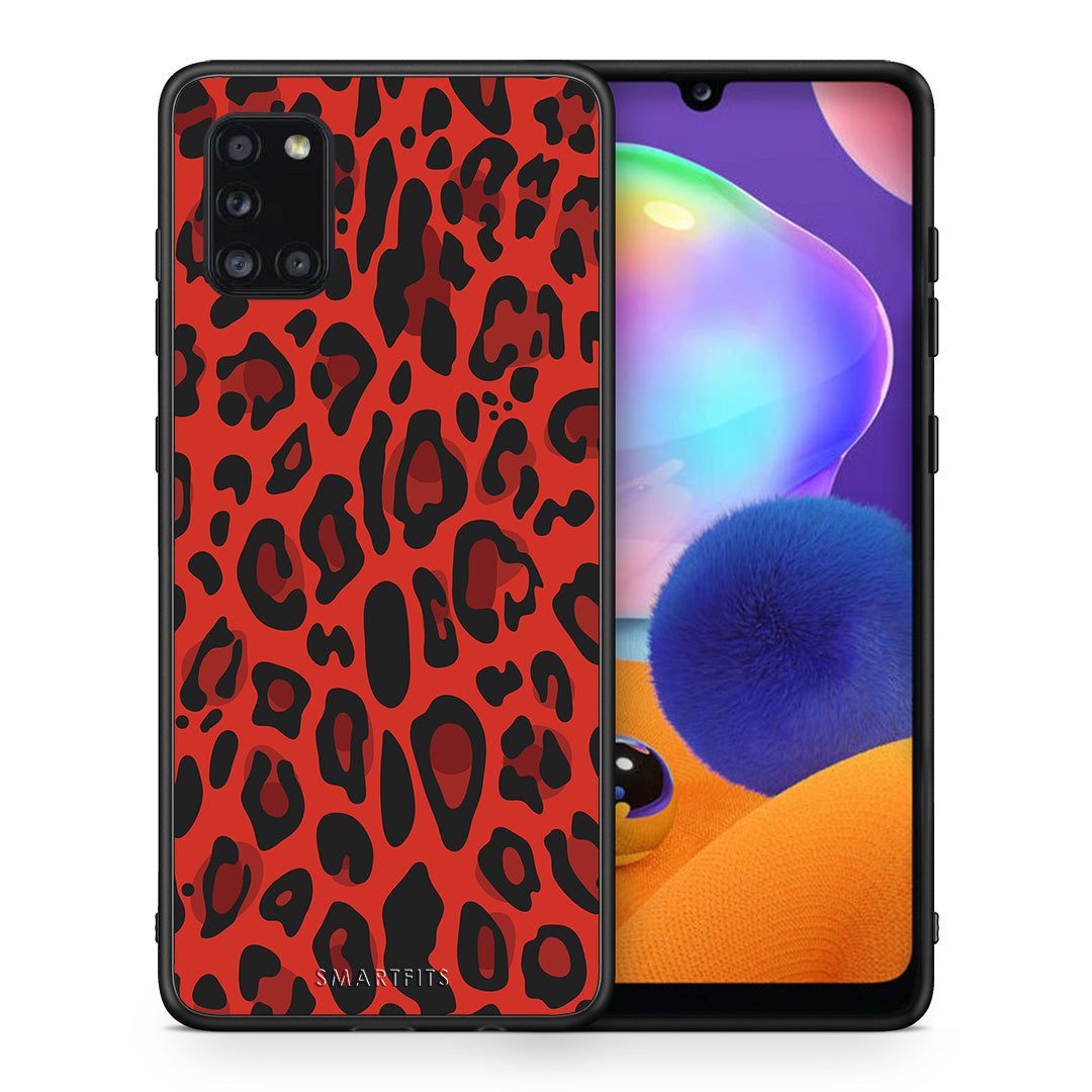 Animal Red Leopard - Samsung Galaxy A31 θήκη