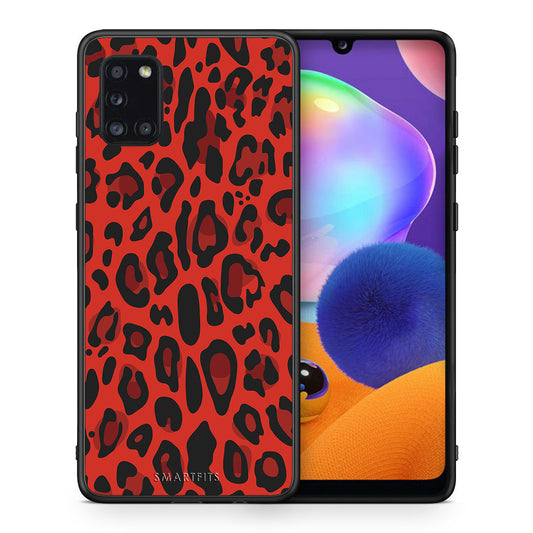 Animal Red Leopard - Samsung Galaxy A31 θήκη